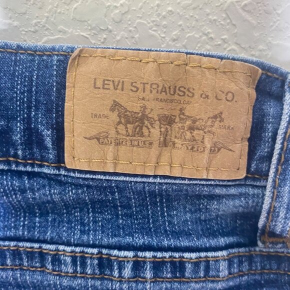 Levis 512 Jeans Womens Size 12P Perfectly Slimming Bootcut Medium Wash Stretch D - Picture 6 of 14